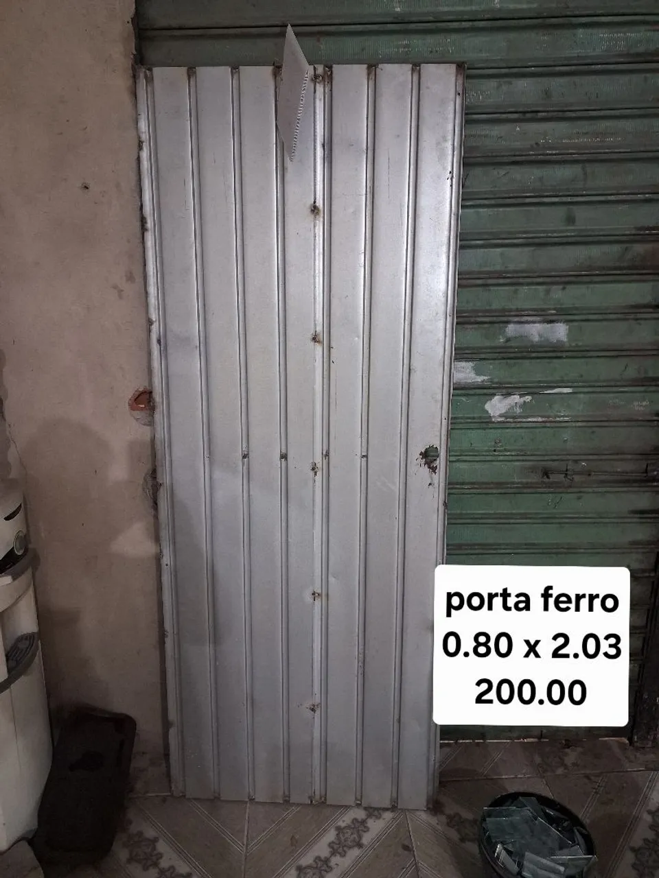 Porta de Ferro 0,80 x 2,03