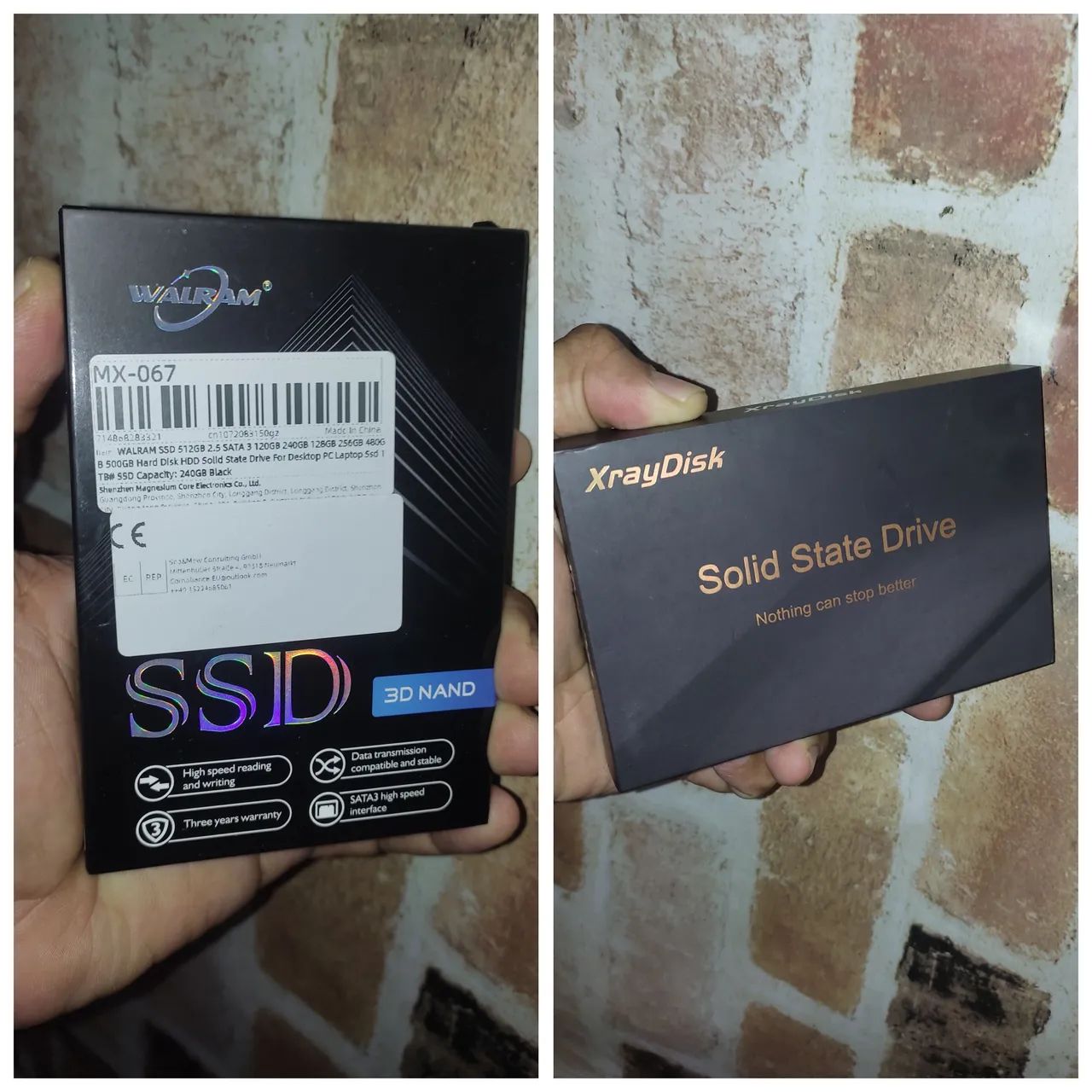 SSD WALRAM/XRAYDISK SATA NOVOS 
