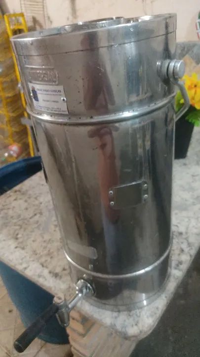 Garrafa térmica INOX 10litros quente ou gelado"LEIA" - Foto 5