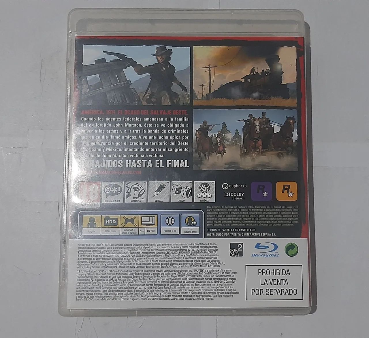 Red Dead Redemption PS3 semi-novo - Foto 4