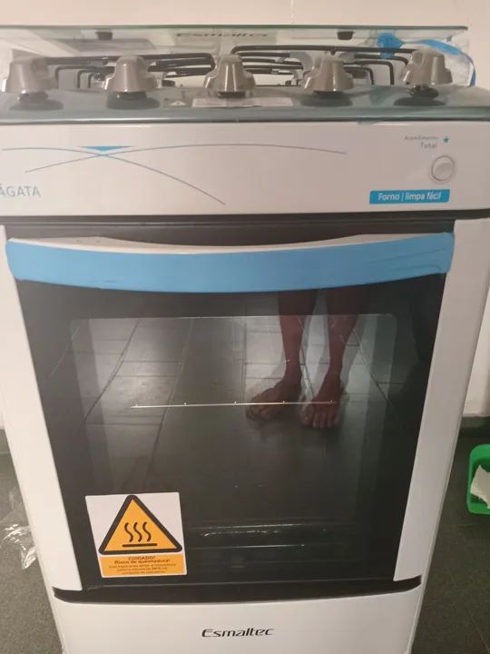 Fogão a Gás 4 Bocas Agata Esmaltec - Foto 3