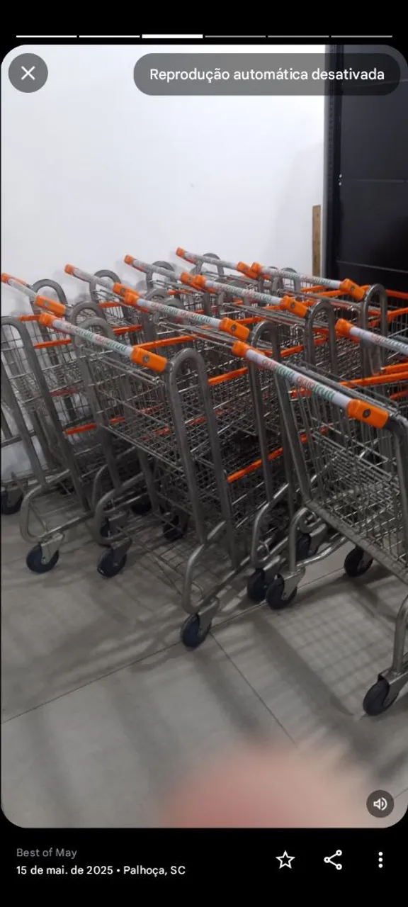 Carrinhos de supermercado - Venda preço unitário de cada carrinho ? 230 reais cada