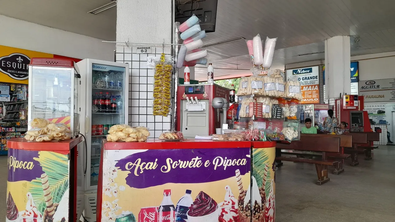 Quiosque na rodoviária de Campinas