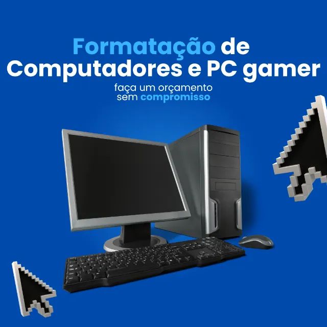 Formatação de Notebook, Computador e PC Gamer