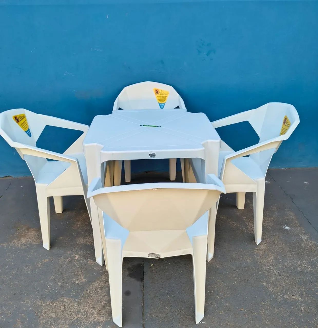 Jogo de mesa com poltrona Diamond 182kg - Foto 4