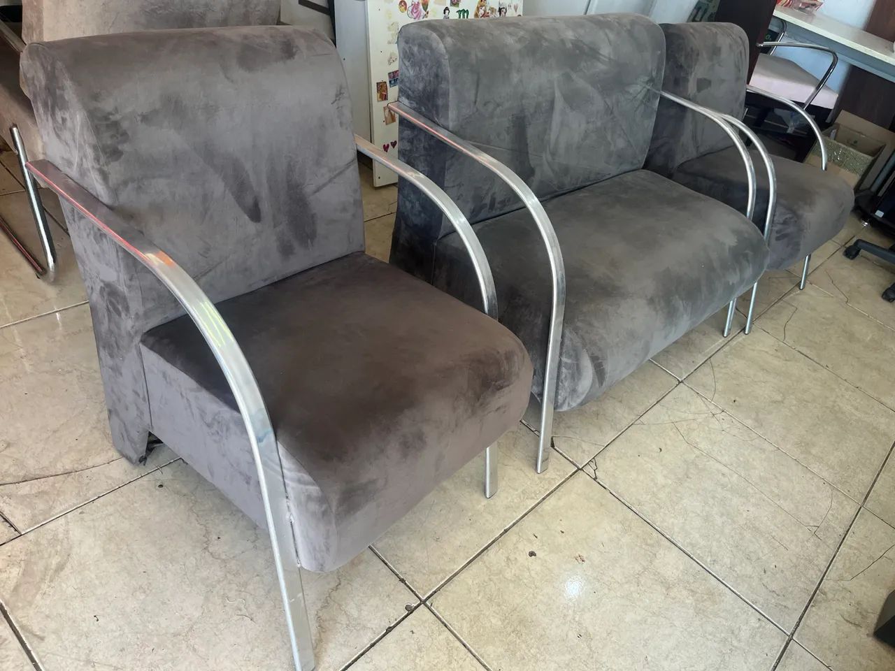 Jogo estofado poltronas  - Foto 3