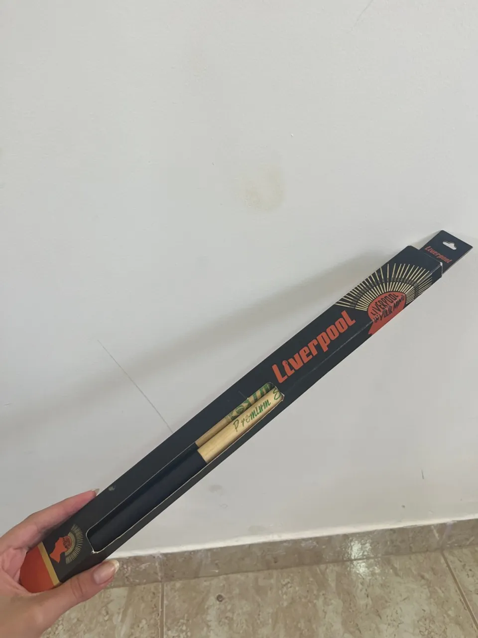 Baqueta Para Bateria Premium 5A Ponta Em Madeira Liverpool