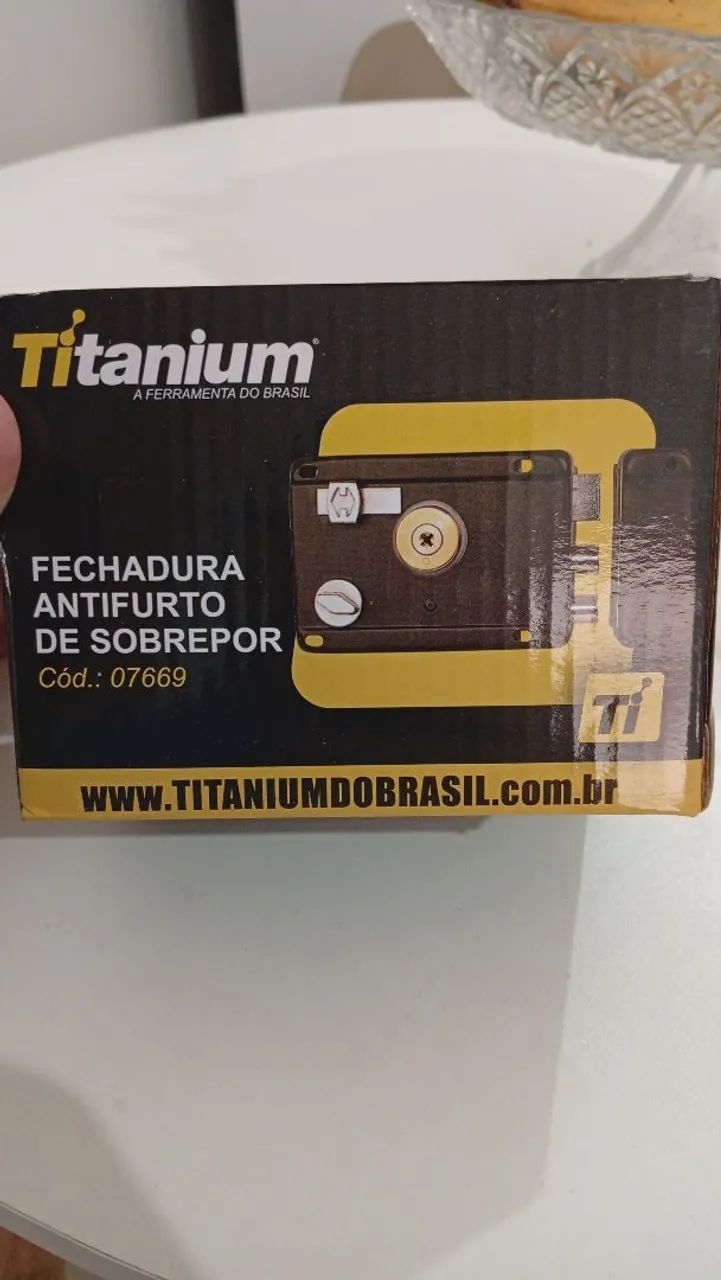 Fechadura Anti-Furto de Sobrepor Titanium