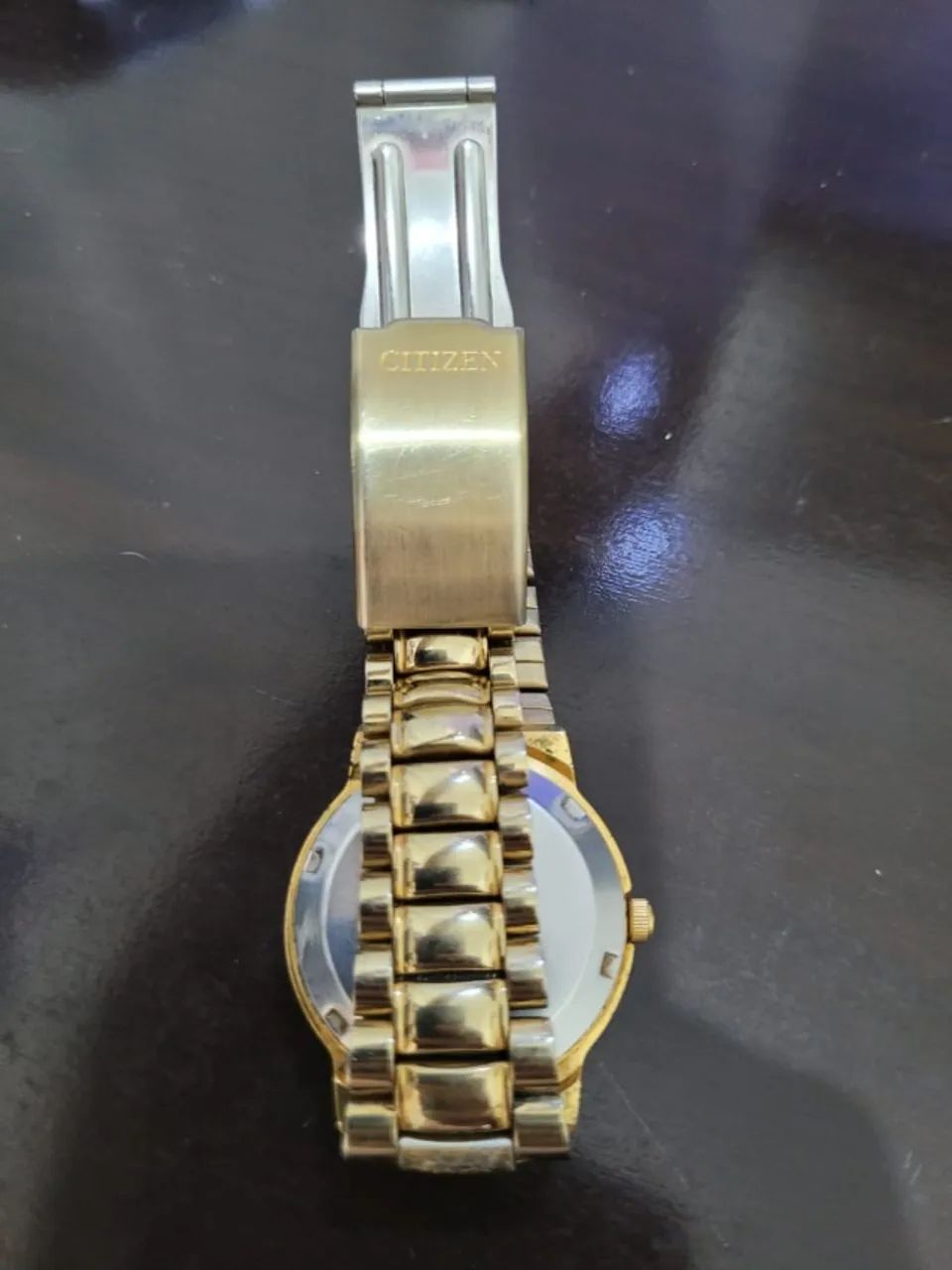 Relógio Citizen Automatic 21 Jewels, antigo dourado. - Foto 2