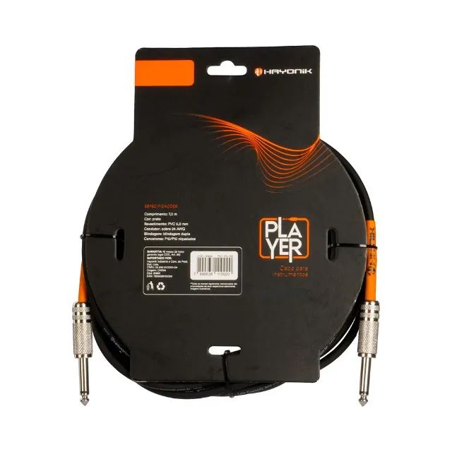 Cabo P/ Instrumento Hayonik P10/P10 Player 7 Metros - CB0521 - Foto 2