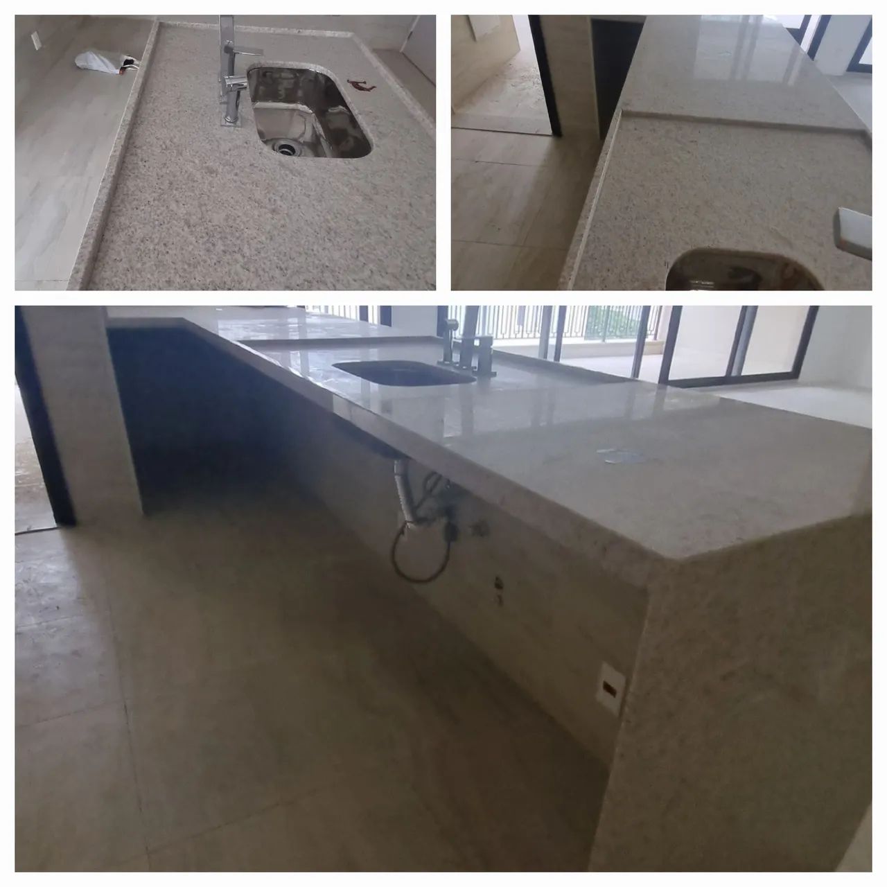 Pia de cozinha itaunas com bancadas