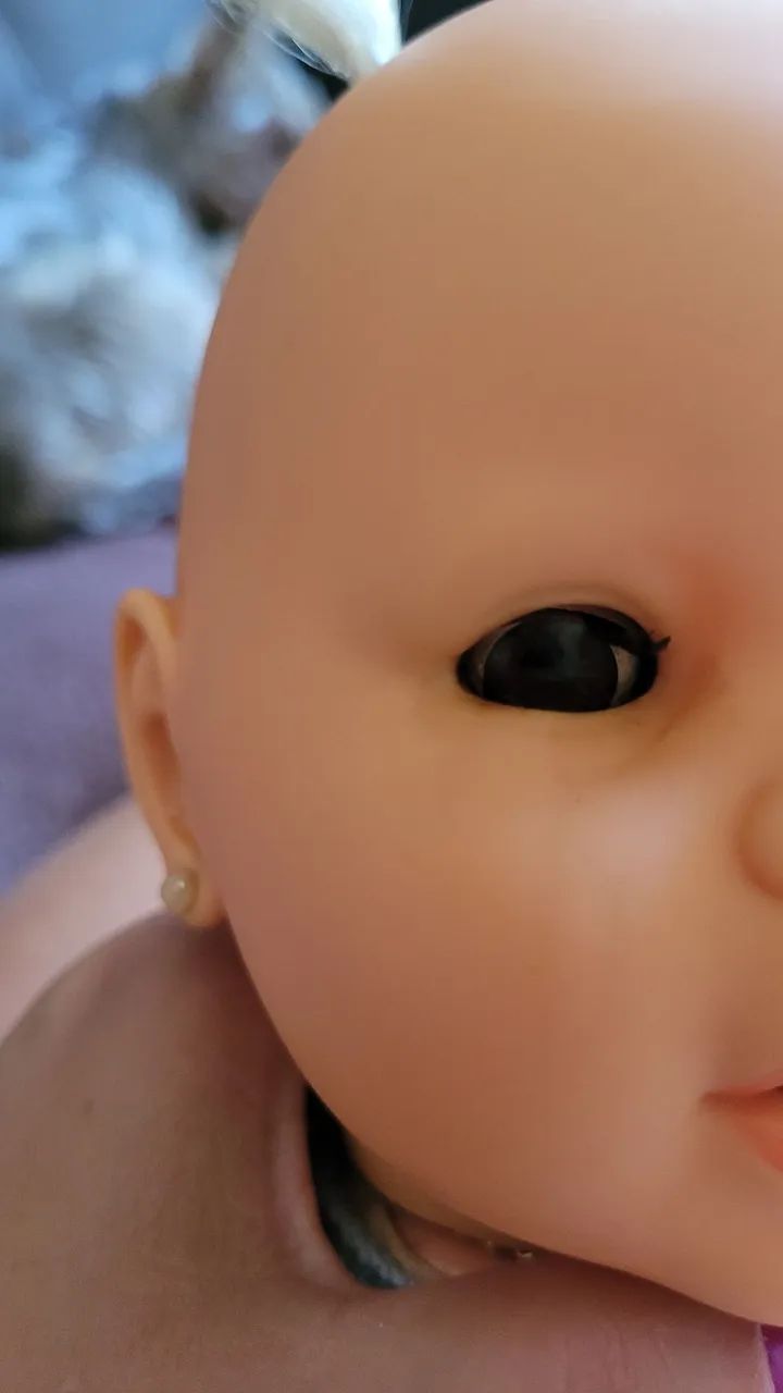 Boneca Bebê  estrela olhos castanhos 1983 - Foto 2