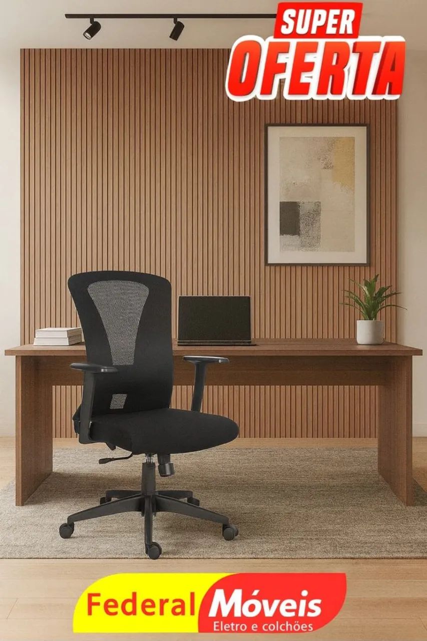 Cadeira Giratória Diretor Escritório - Estilo e eficiência em um só produto!