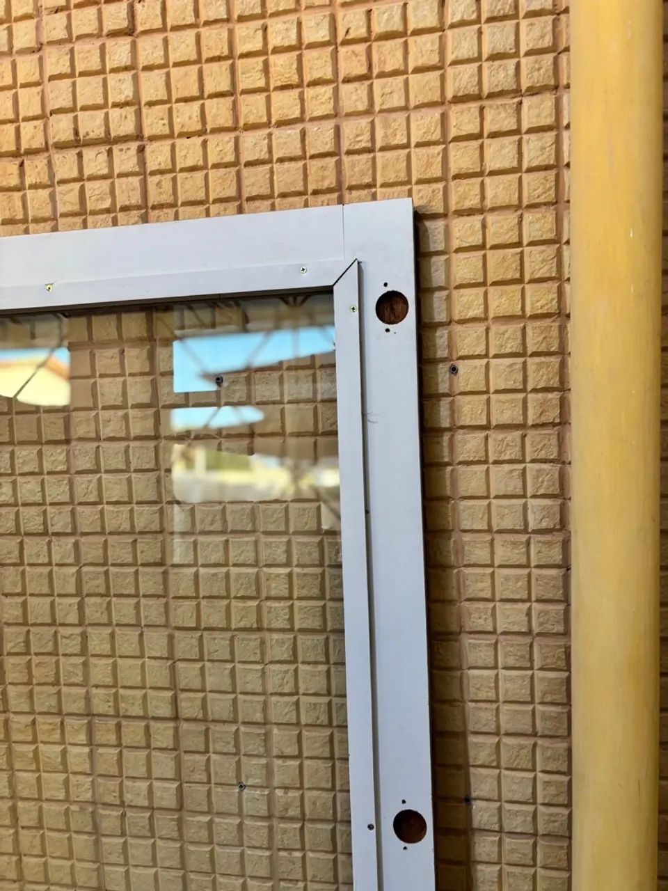 Porta de Vidro com Moldura de madeira 187x78cm INTEGRA  - Foto 3