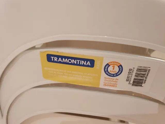 Banqueta Niterói Branca até 100Kg TRAMONTINA- *