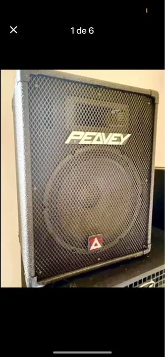 Caixas de Som Peavey + cabeçote  - Foto 2