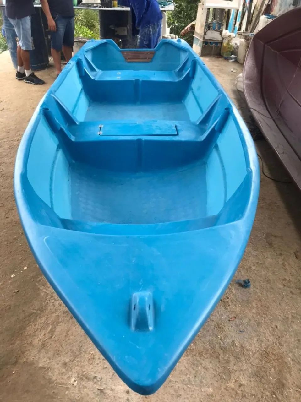 Barco de fibra 4,20m Piso duplo  - Foto 4