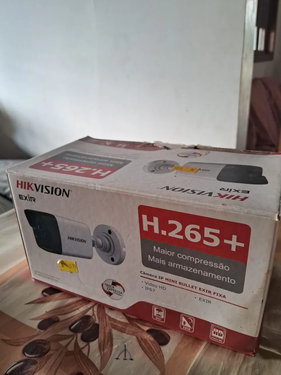 Câmera IP Mini Bullet Exir H.265+ - Alta Qualidade