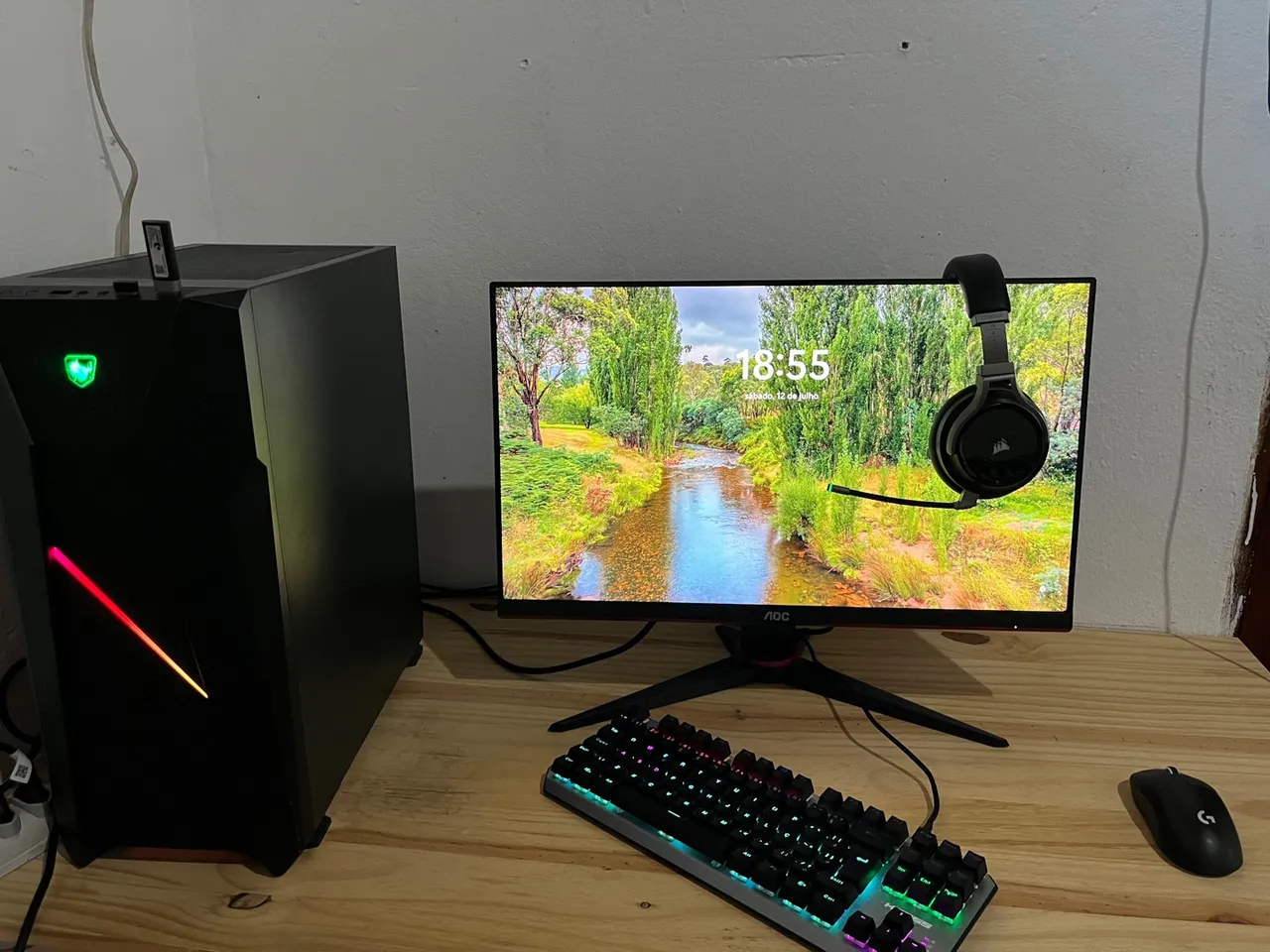 pc gamer completo, não vendo a parte