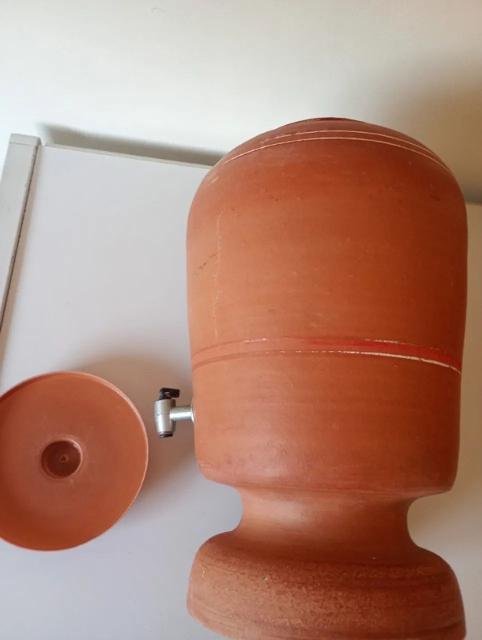 Vasilhame moringa de cerâmica para servir água (troco por ventilador) - Foto 4