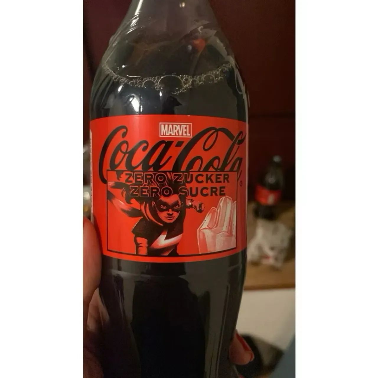Garrafa Coca-Cola Edição Marvel - Miss Marvel - Edição Limitada