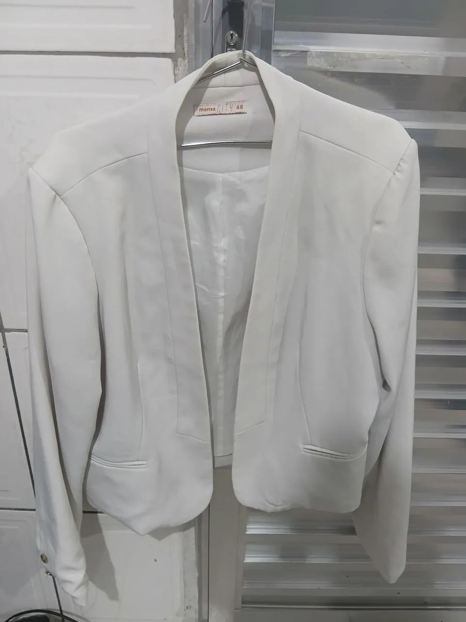 Blazer feminino branco 