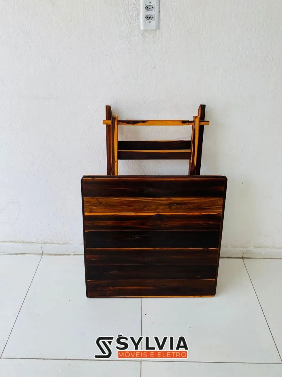Mesa dobrável 70x70 - Foto 5