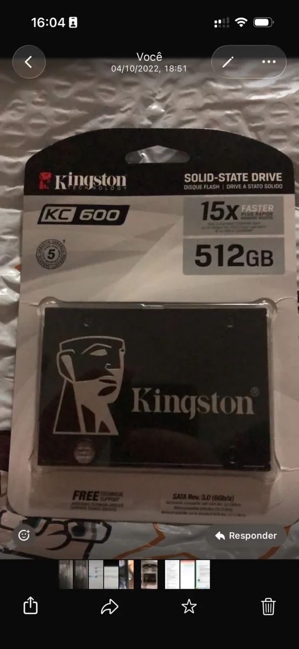 Lenovo G40 com SSD Kingston KC600 de 512GB - Foto 5
