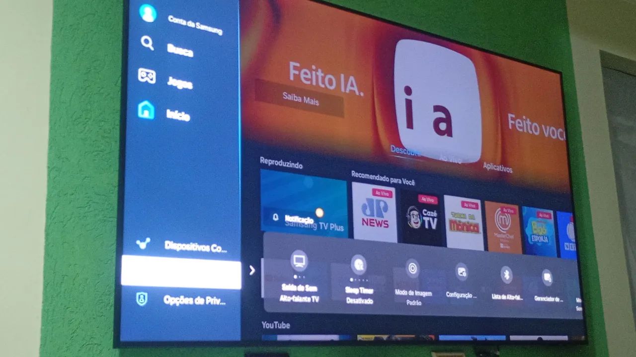 Vendo TV SMART SAMSUNG 43 POLEGADAS 4K...NOVINHA 