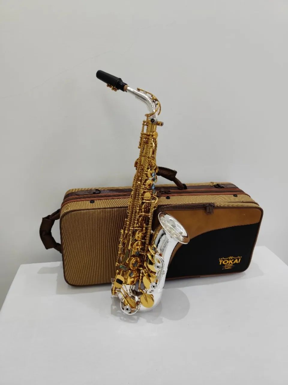Sax Alto Tokai TSA-300GP Mib - Dourado c/ Prata - NOVO R$6.890