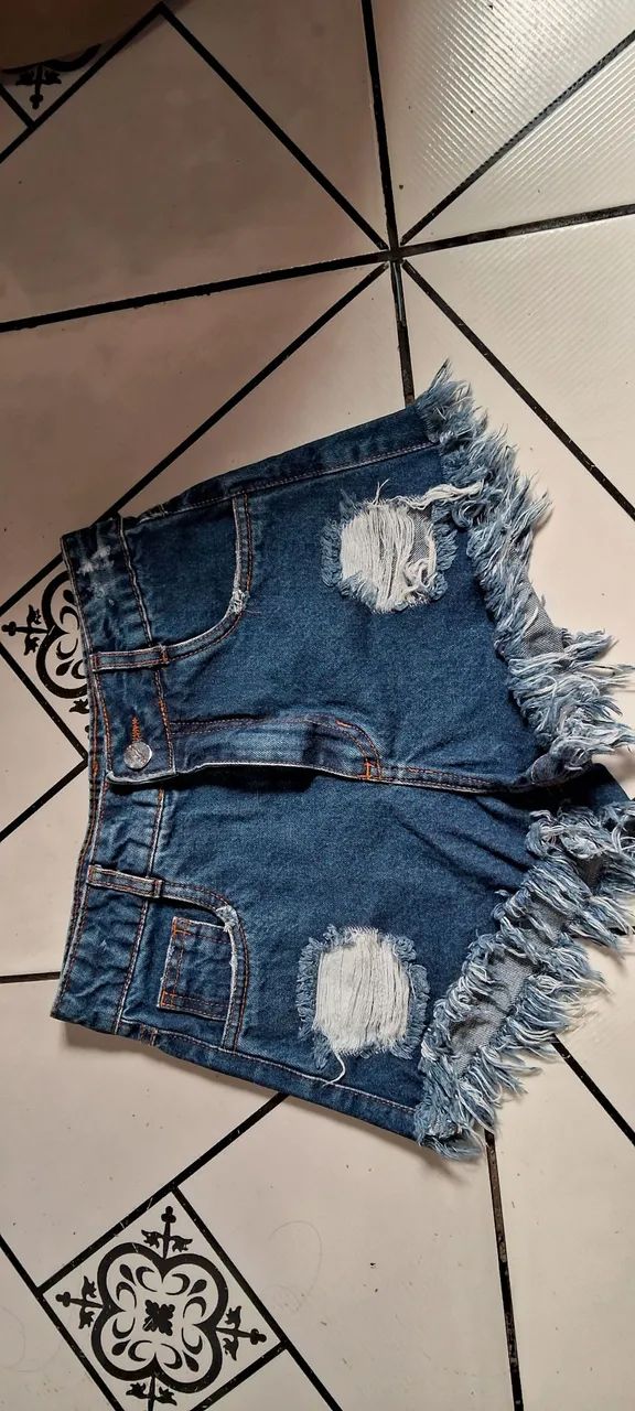 Shorts jeans menina