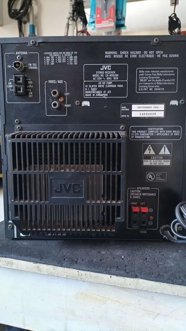 Som JVC MX-S2 com defeito  - Foto 3