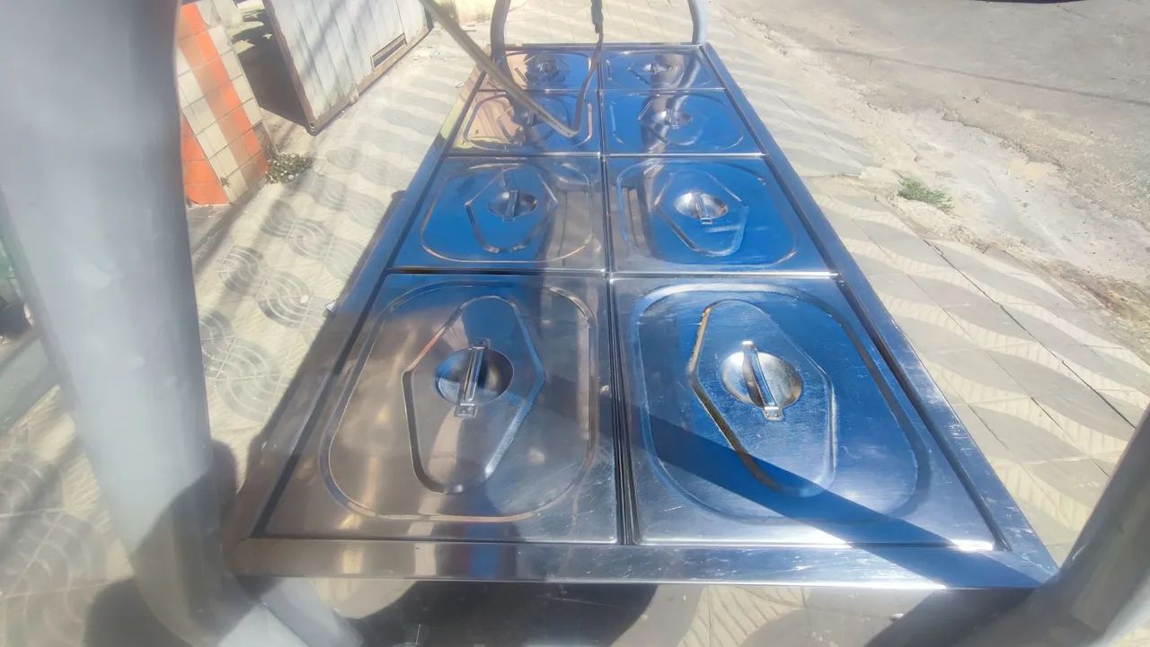 Carrinho buffet  8 cubas - Foto 6