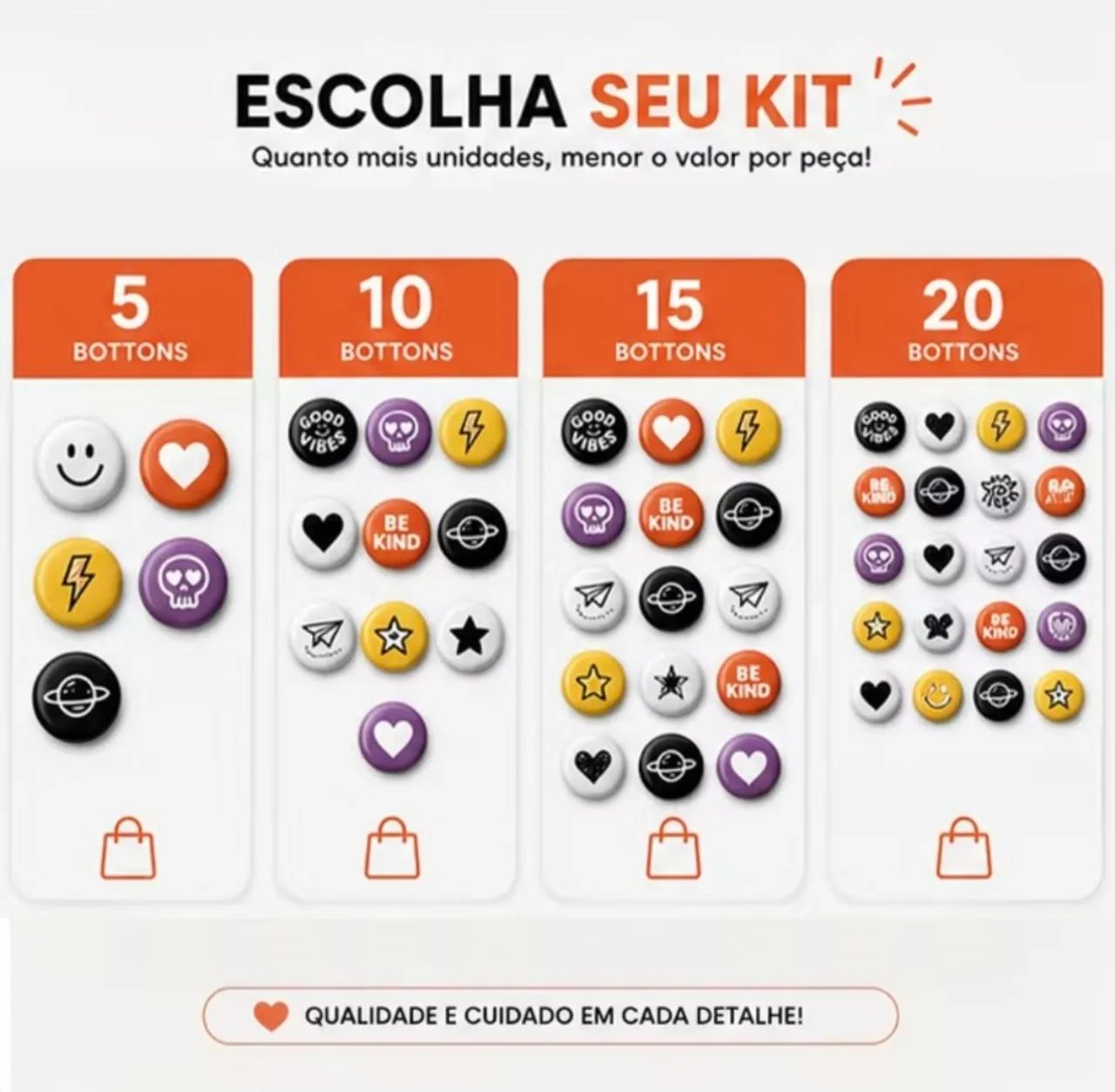 Bottons personalizados 3,8cm - Foto 4