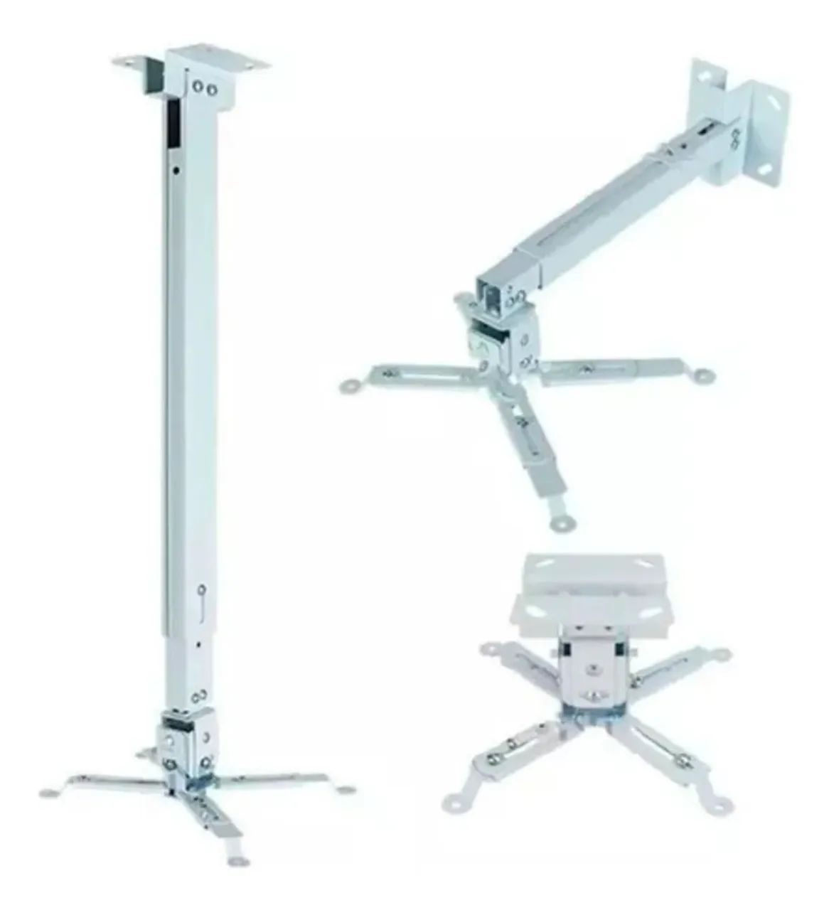 Suporte para Projetor Universal Branco - Teto e Parede. - Foto 5