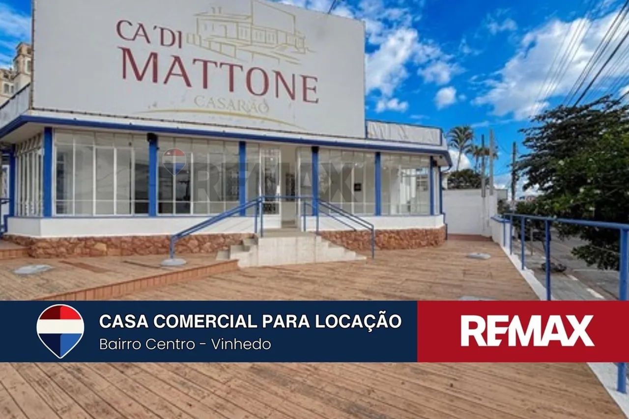 CASA COMERCIAL PARA LOCAÇÃO  CENTRO DE VINHEDO/SP