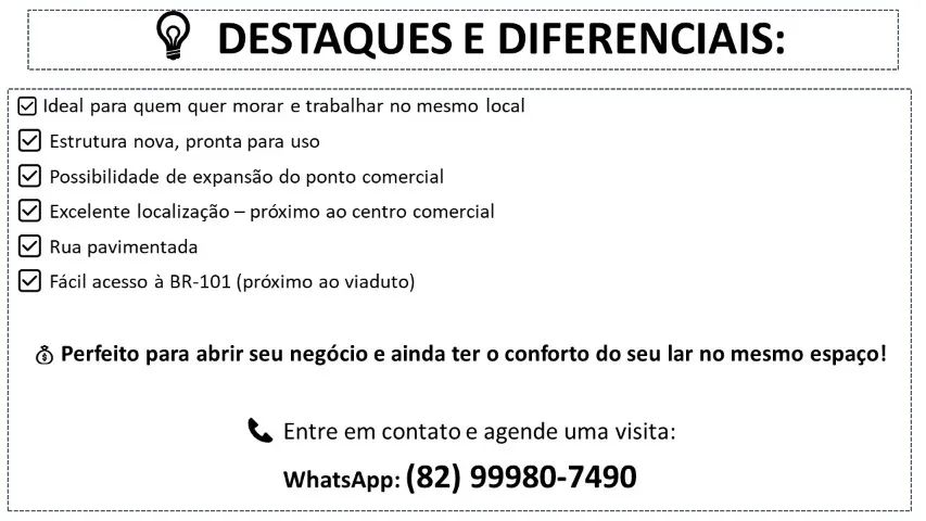 CASA COM PONTO COMERCIAL - OPORTUNIDADE COMPLETA PARA MORAR E EMPREENDER!  - Foto 3