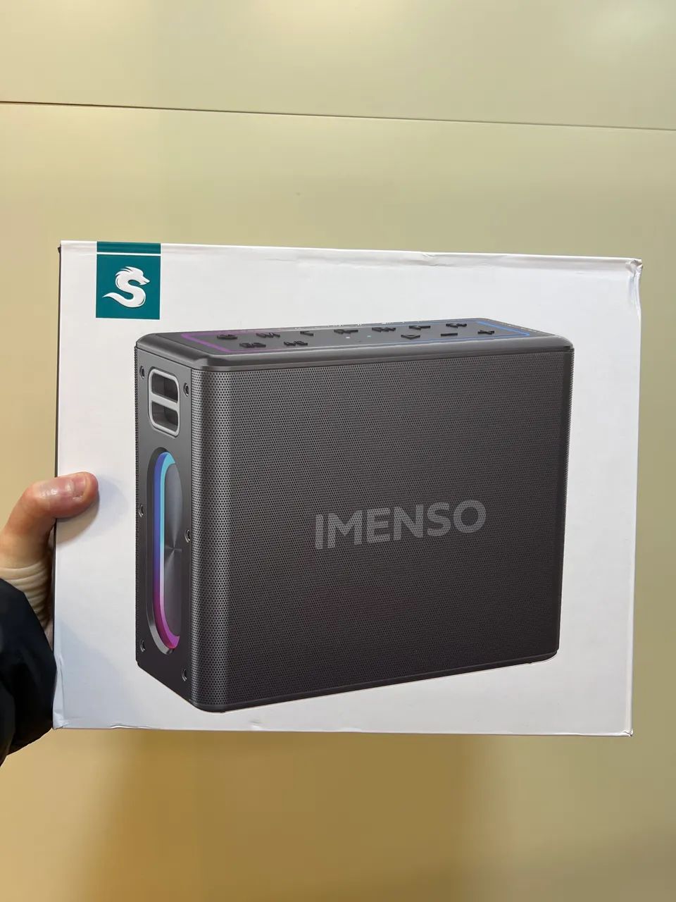 Caixa de Som Bluetooth Imenso X32 com 2 Microfones Sem Fio - Foto 5