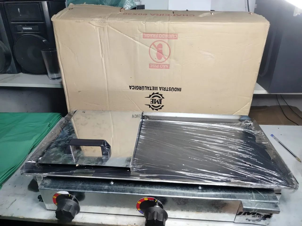 Chapa a gás 60x30  de aço galvanizado  - Foto 2