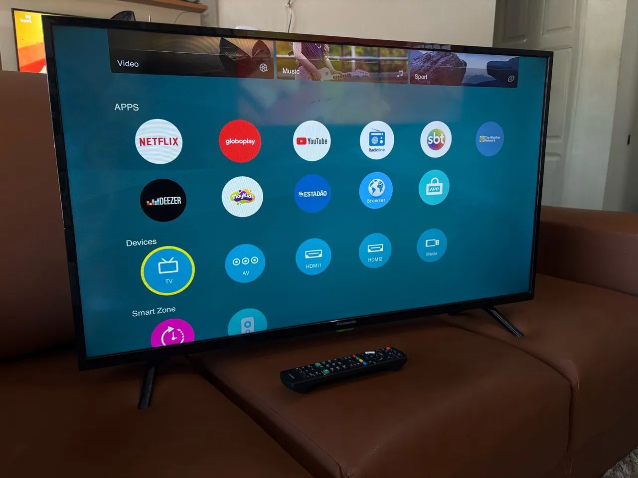 TELEVISÃO PANASONIC, 40 POLEGADAS, SMART 