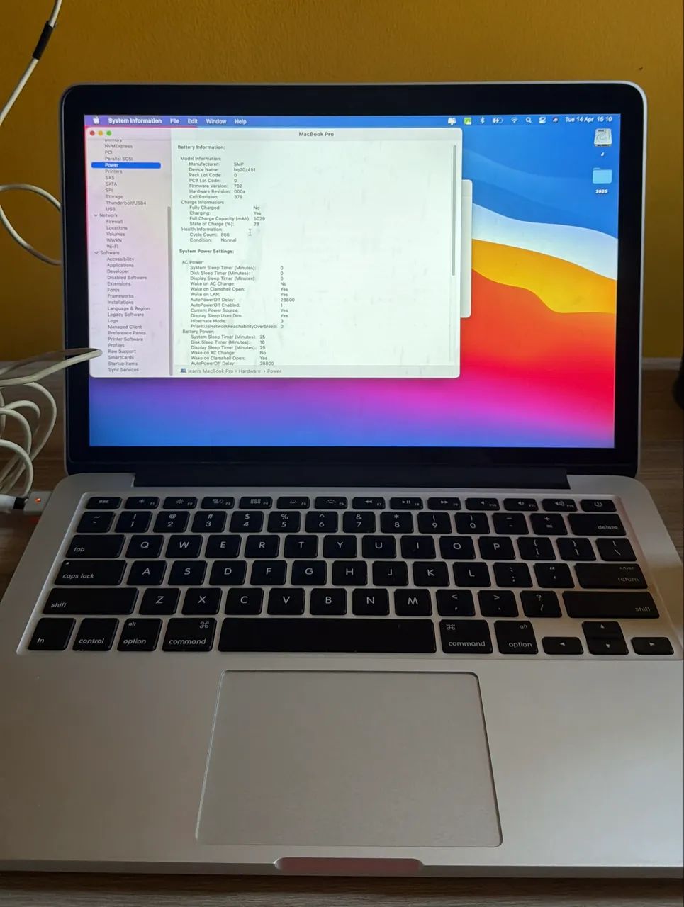 MacBook Pro Retina 13 (final de 2013) em bom funcionamento e na