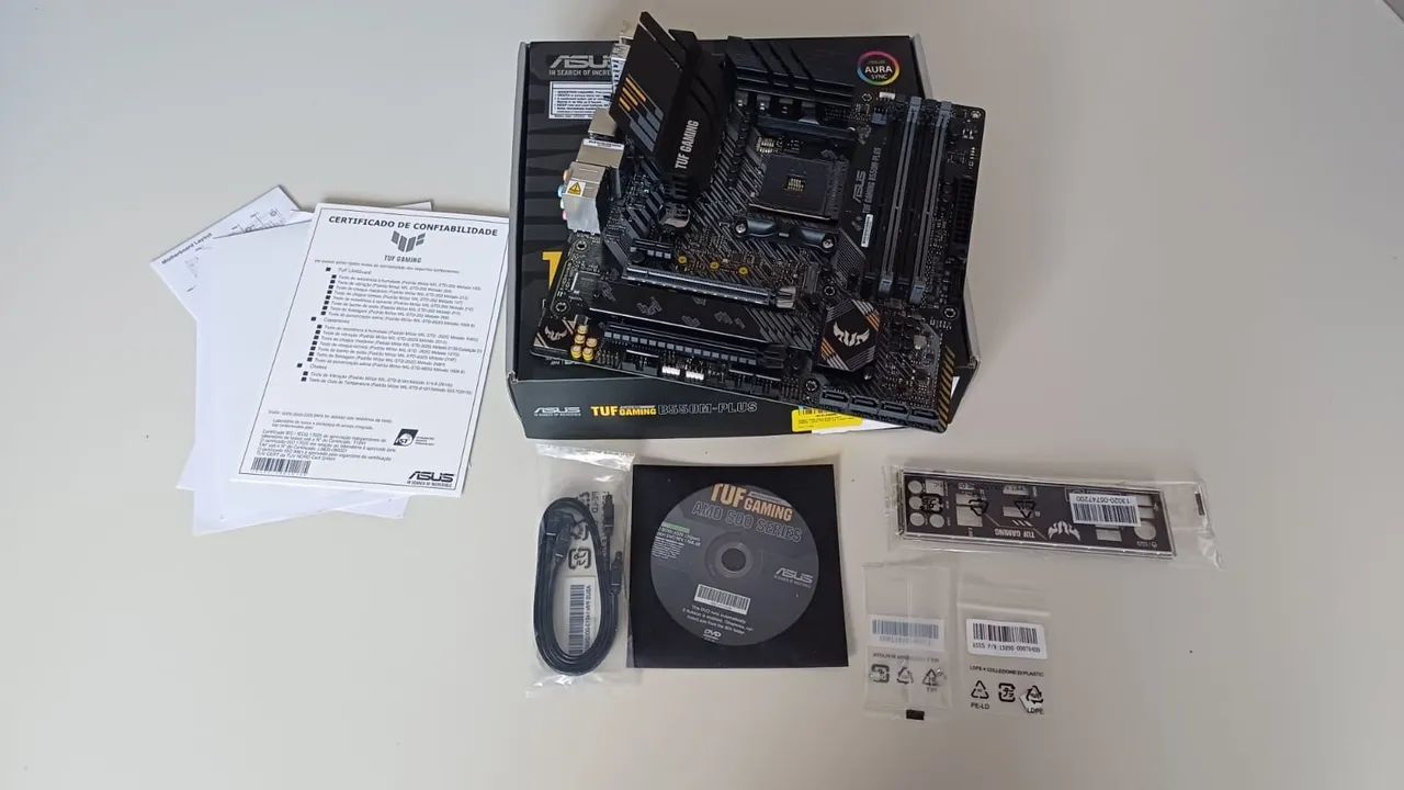 Placa mae asus tuff gaming B550M plus - Foto 3