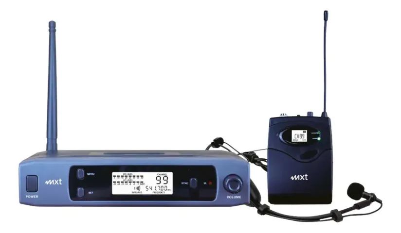 MICROFONE HEADSET/LAPELA MXT 70MHZ UHF-517BPD - Foto 4