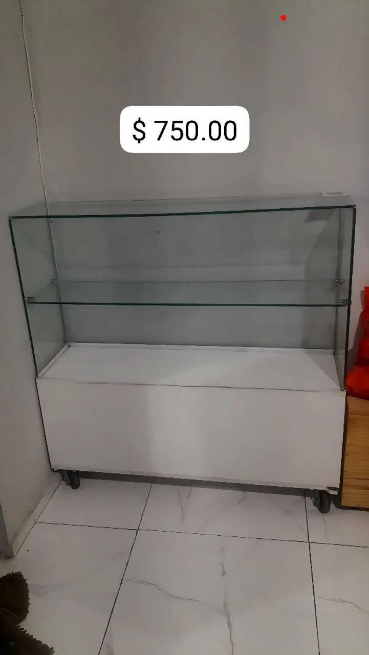 Vendo Balcão Vitrine Branco NOVÍSSIMO  - Foto 3