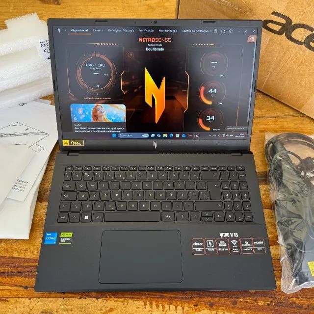 PC GAMER i5-13420H + RTX 4050 6Gb + 16Gb RAM DDR5 5200Mhz + Tela 165Hz (NOVO) - Foto 6