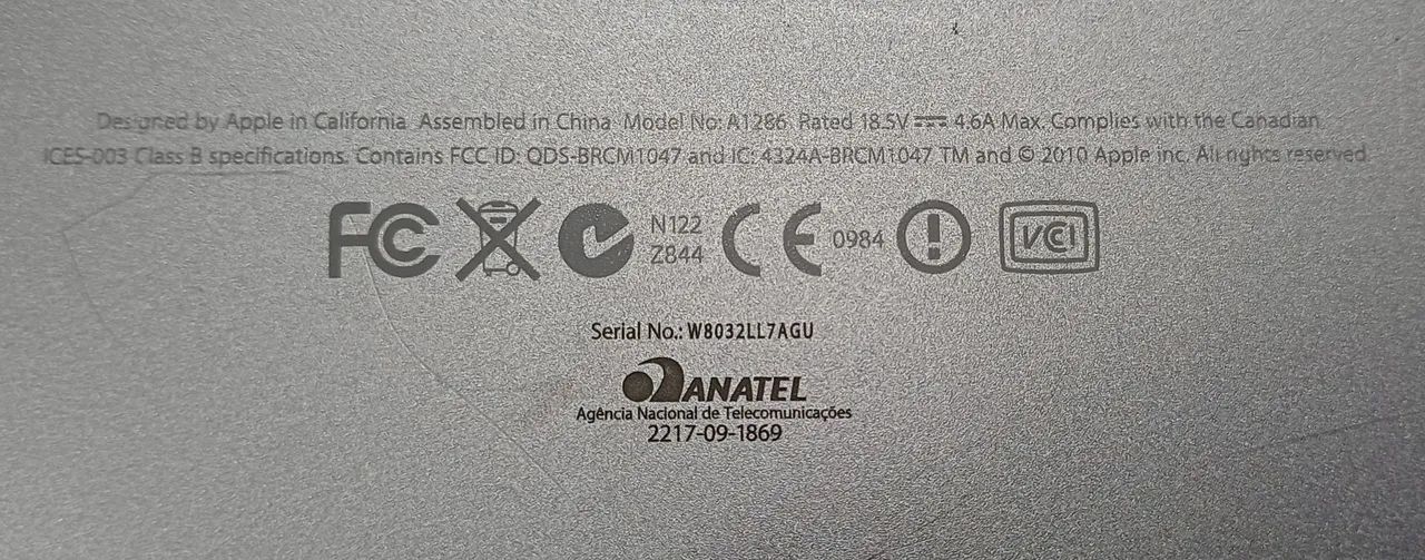 MACBOOK PRO 15 MODEL A1286 - Foto 5
