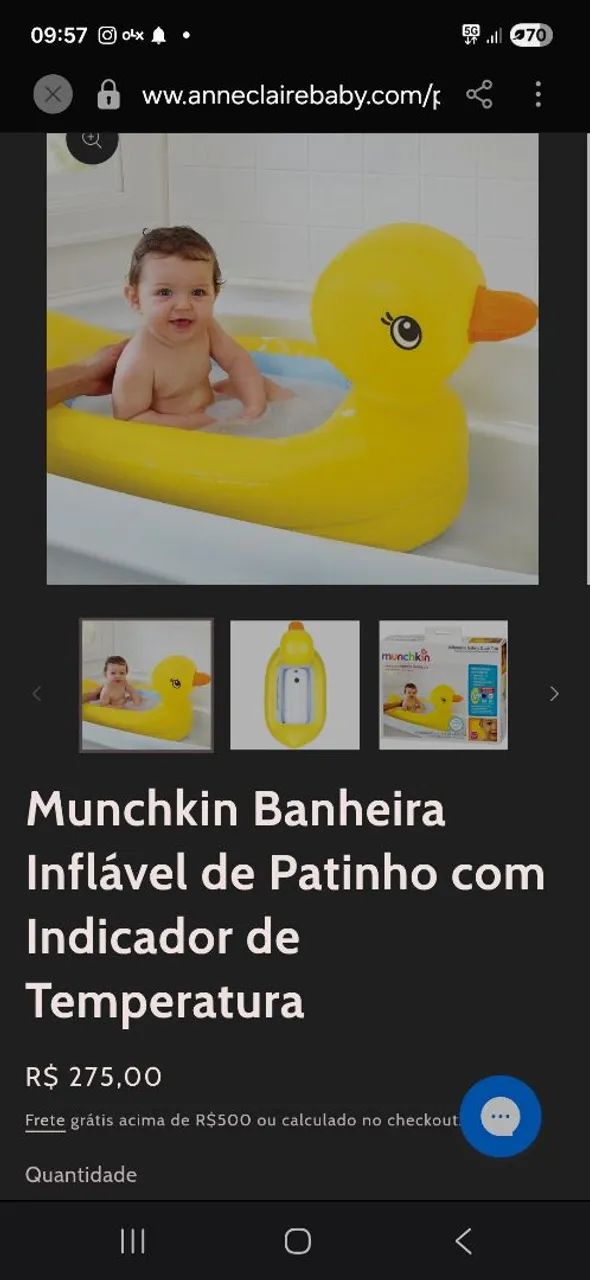 Banheira Munckin 