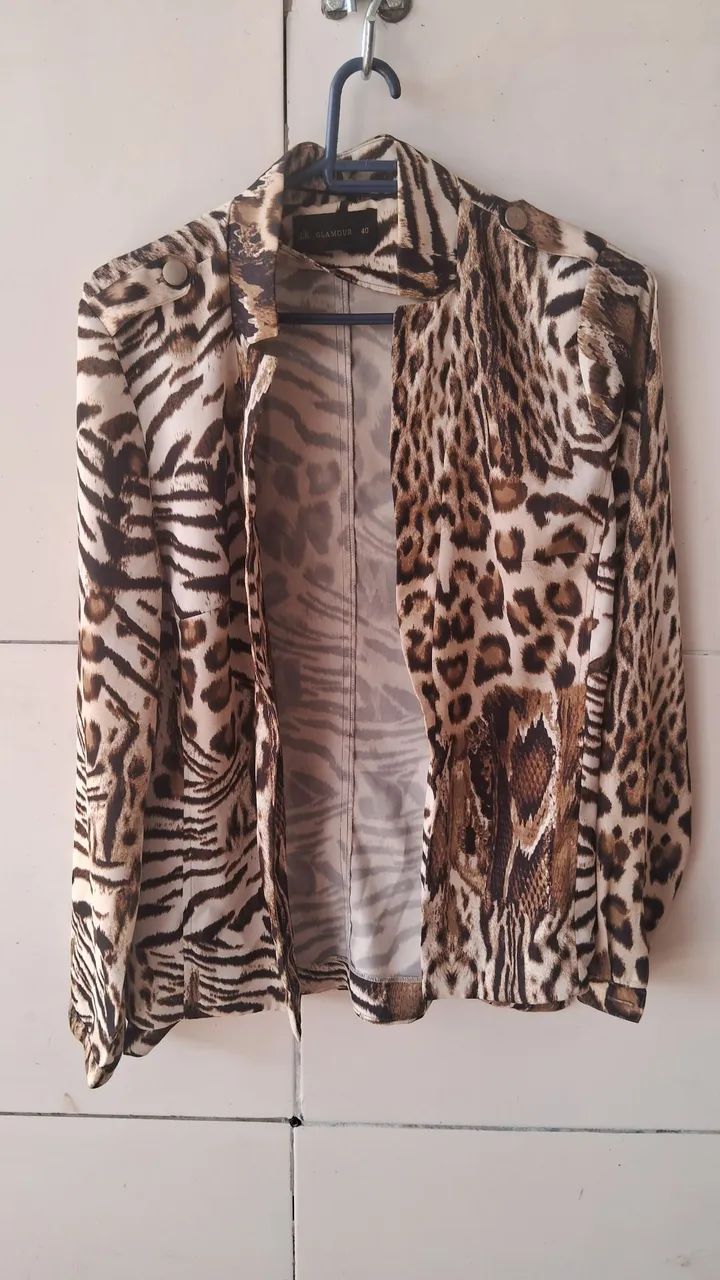 Blazer Seda M usado duas vezes  - Foto 3