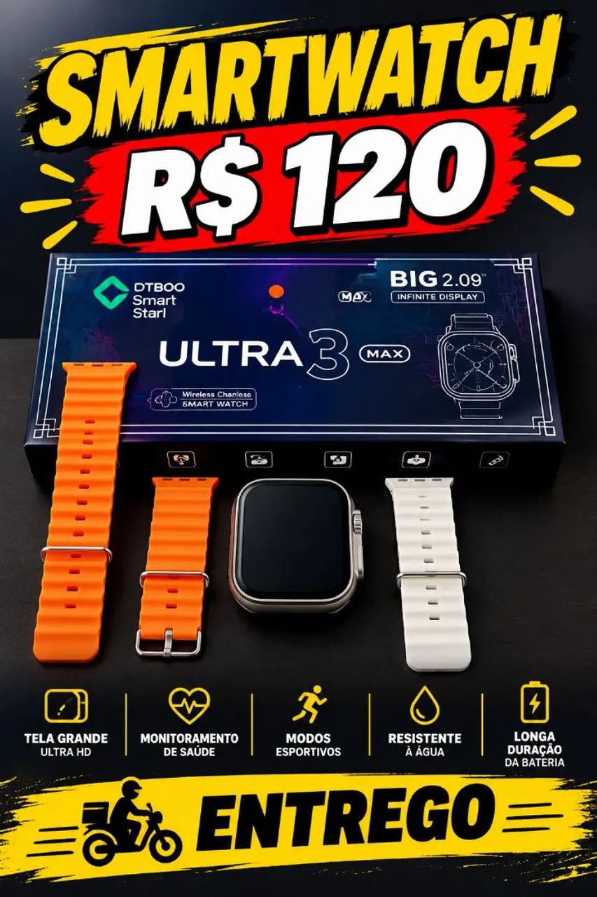 Smartwatch relógio  - Foto 2