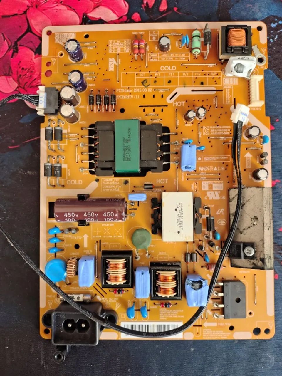 Placa Fonte Para Tv Un43j5200ag Un48j5200ag Bn44-00852a - Foto 2